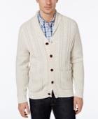 Tommy Bahama Men's Shawl-collar Cable-knit Cardigan