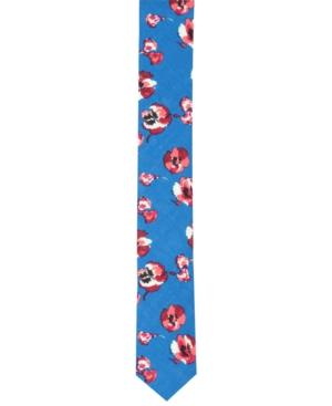 Original Penguin Men's Edberg Floral Skinny Tie