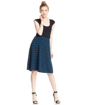 Stoosh Juniors' High-waisted A-line Skirt