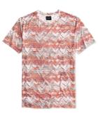 Guess Men's Stripe And Zig-zag T-shirt