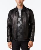 Alfani Collection Men's Starling Leather Jacket, Created For Macy's