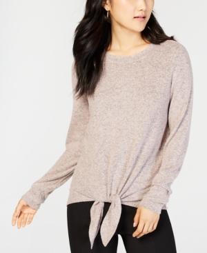 Bcx Juniors' Knot-front High-low Top