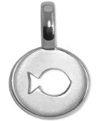 Alex Woo Sterling Silver Finding Dory Fish Disc Charm