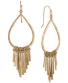 Rachel Rachel Roy Gold-tone Loop & Bar Chandelier Earrings