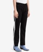 Calvin Klein Jeans Striped Black Straight Jeans
