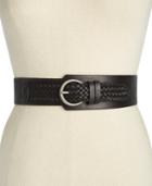 Inc International Concepts Asymmetrical Woven Stretch Belt, Only At Macy's