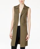 Bar Iii Open-front Notched-collar Utility Vest, Only At Macy's