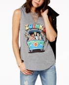 Love Tribe Juniors' Strappy Scooby-doo Graphic T-shirt