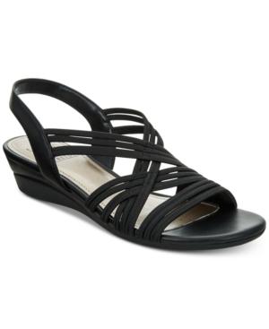Impo Ramsey Stretch Slingback Wedge Sandals Women's Shoes