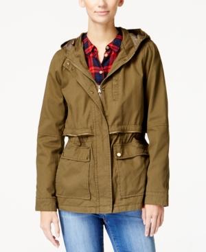 Celebrity Pink Hooded Anorak Jacket
