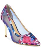 Thalia Sodi Natalia Mesh Pointed-toe Floral Pumps, Only At Macy's Women's Shoes