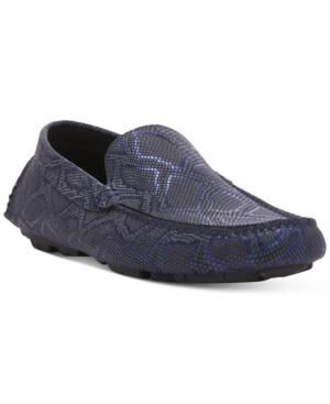 Donald Pliner Men's Halden Metallic Snake Print Drivers Men's Shoes