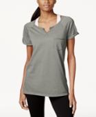 Calvin Klein Performance Split-neck T-shirt