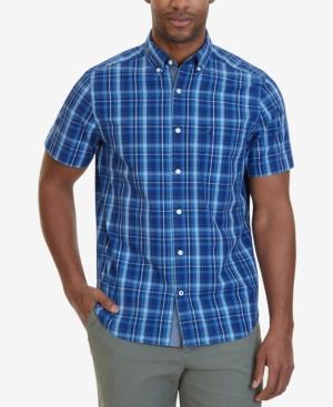Nautica Men's Classic-fit Plaid Short-sleeve Shirt