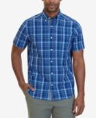 Nautica Men's Classic-fit Plaid Short-sleeve Shirt