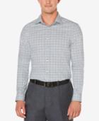 Perry Ellis Men's Non-iron Two-color Plaid Shirt