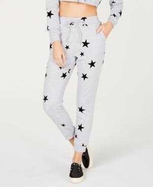 Material Girl Juniors' Flocked Sweatpants, Created For Macy's