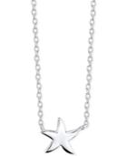 Unwritten Starfish Pendant Necklace In Sterling Silver