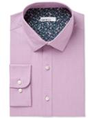 Bar Iii Men's Slim-fit Stretch Houndstooth Dot Dress Shirt Created For Macy's