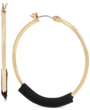 M. Haskell For Inc Gold-tone Cord-wrapped Hoop Earrings, Only At Macy's