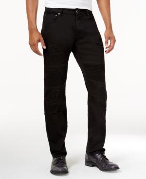 Lrg Men's Payola Tapered-fit Pintucked Jeans