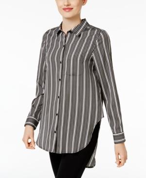 Calvin Klein Striped High-low Tunic