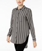 Calvin Klein Striped High-low Tunic