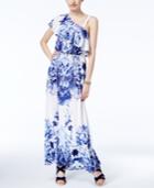 Inc International Concepts One-shoulder Maxi Dress, Only At Macy's