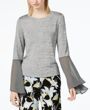 Bar Iii Bell-sleeve Top, Created For Macy's