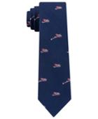 Tommy Hilfiger Men's Airplane Slim Silk Tie