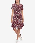 Tommy Hilfiger Floral-print Fit & Flare Dress, Created For Macy's