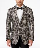 Tallia Men's Viggio Slim-fit Metallic Abstract-pattern Sport Coat