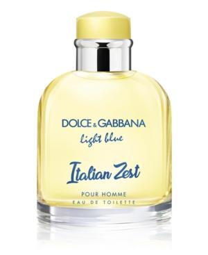 Dolce & Gabbana Men's Light Blue Italian Zest Pour Homme Eau De Toilette Spray, 4.2-oz.