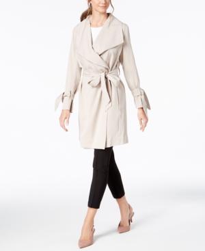 Alfani Draped Trench Coat, Created For Macy's