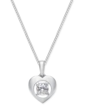 Magnificence Diamond Heart Pendant Necklace (1/10 Ct. T.w.)
