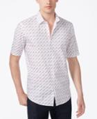 Alfani Men's Classic-fit Geometric Print Shirt, Only At Macy's