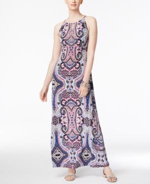 Inc International Concepts Petite Printed Maxi Dress, Created For Macy's
