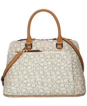 Calvin Klein Lei Signature Satchel
