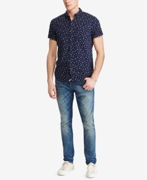 Denim & Supply Ralph Lauren Men's Star-print Cotton Poplin Shirt