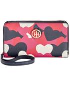 Tommy Hilfiger Th Serif Signature Printed Carryall Wristlet