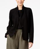 Eileen Fisher One-button Blazer