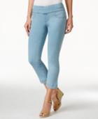 Style & Co. Pull-on Light Wash Capri Jeans, Only At Macy's