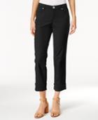 Style & Co. Curvy Cuffed Capri Jeans, Only At Macy's