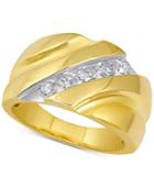 Men's Diamond Channel Ring (1 Ct. T.w.) In 10k Gold