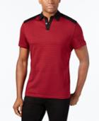 Alfani Men's Slim-fit Geometric Print Polo, Created For Macy's