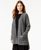 Eileen Fisher Open-front High-low Cardigan