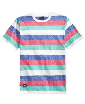 Lrg Men's Spotty Dotty Dot-stripe T-shirt