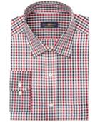 Club Room Men's Regular Fit Gingham Dress Shirt, Created For Macy's