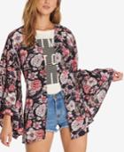 Billabong Juniors' All Flored Bell-sleeve Kimono