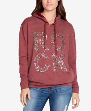 William Rast Rhinestone Rock Graphic Hoodie